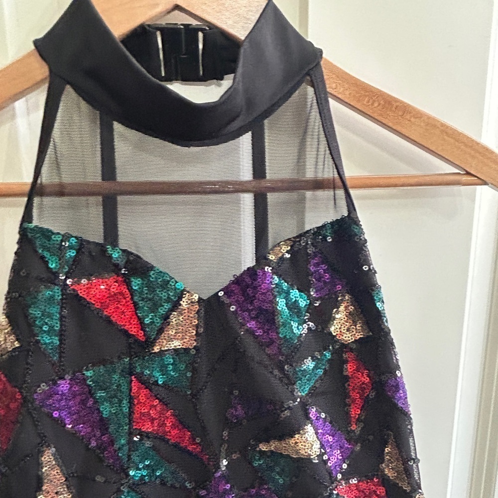 Like new XL girl’s 3 piece dance costume. Halter  leotard with  short & 2 skirts - Picture 5 of 16